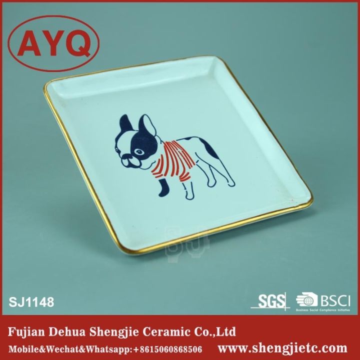 cod-exported-to-zakka-cute-animal-ceramic-tray-cartoon-puppy