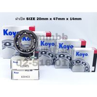 6204 C3 KOYO ตลับลูกปืน 6204 ฝาเปิด รองรับความเร็วรอบสูง และความร้อนสูง ขนาด 20mm x 47mm x 14mm ยี่ห้อ KOYO 6204 C3 KOYO Deep Groove Bearing - 20 x 47 x 14mm