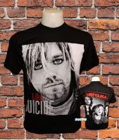 เสื้อวง NIRVANA วงร็อค ไม่มีตะเข็บข้าง คอฟิต ป้ายUS เสื้อวินเทด เสื้อทัวร์ วงร็อคต่างประเทศ