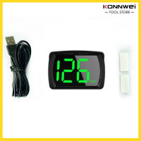 รถ HUD Headup Display Km/h MPH GPS Digital Speedometer พร้อม LED ขนาดใหญ่ตัวอักษรสำหรับรถบรรทุก SUV รถจักรยานยนต์