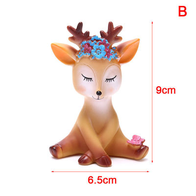 Rayua Sika Deer อบเค้ก Topper ตกแต่ง miniatures Fairy Garden เครื่องประดับหัตถกรรม