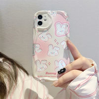 เคสสำหรับ Realme C53 C55 C35 C33 C30 C30s C25Y C21Y C3 C25 C25s 50A C20 C20A C11 C15 8i 9i 5 5i 5วินาที6i Narzo 50i กระต่ายสด3มิติขอบคลื่นเคสโทรศัพท์เคส TPU นิ่มป้องกันกล้อง