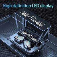 Led Mirror TWS Bluetooth Earphones 3500mAh Charging Box Wireless Headphone Stereo Earbuds Headsets Mic &amp; Flashlight