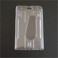 hot！【DT】№☬  1PC Card Plastic ID Badge Holder for Bank Credit Cards Protector Cardholder Cover Drop Shipping