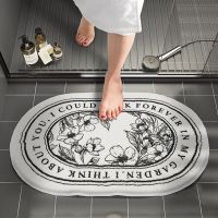 Non-Slip Bath Mat INS Style Doormat Absorbent Carpets Entrance Mats Balcony Porch Area Rugs Living Room Bathroom Tapis