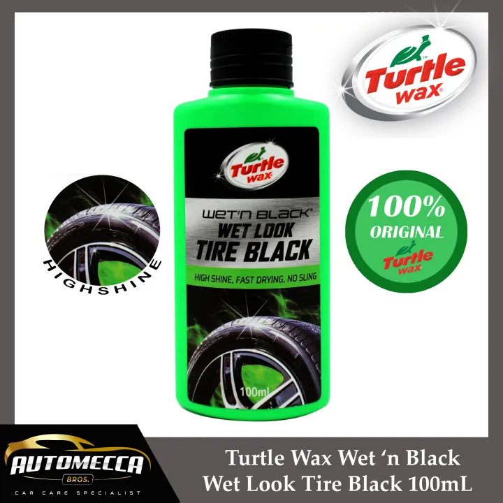 Turtle Wax 53144 Wet & Black Gel 300ml - Rinnovatore Per Plastiche, Gomme E Pneumatici - Effetto Nero Profondo - 3