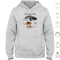 Know Your Anteaters Hoodie cotton Long Sleeve Anteaters Know Your Species Xenarthrans Tamandua Northern Southern Pygmy Silky