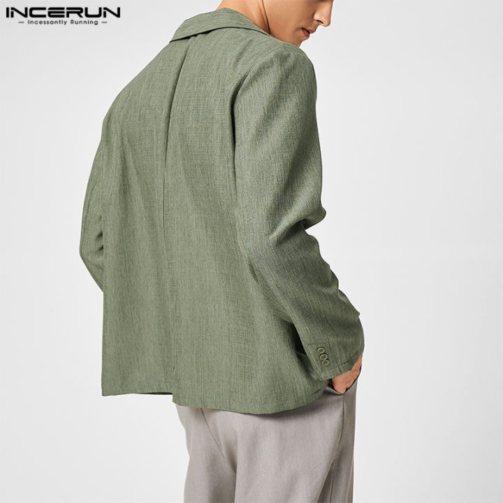 incerun-เสื้อแจ็คเก็ตแขนยาวบุรุษเปิดด้านหน้า-casual-cape-party-เสื้อแฟนซี-สไตล์ตะวันตก