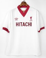 D16 LIVERPOOL AWAY HITACHI WHITE 1978 1980 RETRO FOOTBALL SHIRT SOCCER JERSEY