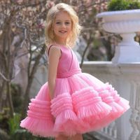 2023 Summer Girls Dress High Quality Birthday Party Christmas Costume Little Princess Dress Kids Clothes 1 2 3 4 5 6 Years Old  by Hs2023