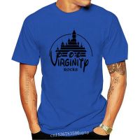 เสื้อยืด พิมพ์ลาย Virginity Rocks สีดํา สําหรับผู้ชาย  ZMM8