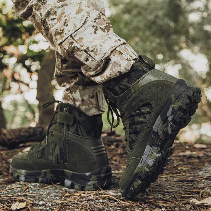 รองเท้าทหารกลางแจ้งยุทธวิธี-รองเท้า-swat-รองเท้าต่อสู้-ประเภทการดำเนินงาน-รองเท้าเดินป่า-รองเท้าทหาร