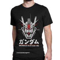 มาใหม่ เสื้อยืดคอกลม ผ้าฝ้าย พิมพ์ลายหุ่นยนต์กันดั้ม RX-78 สไตล์วินเทจ ฮาราจูกุ สําหรับผู้ชายS-5XL