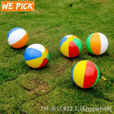 hot【DT】♚  30cm Colorful Inflatable Balloons Pool Game Beach Sport Saleaman Fun for Kids