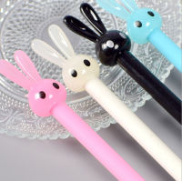 【พร้อมส่ง】ปากกาเจลหมึกสีดำน่ารักกระต่ายปากกาลูกลื่นนักเรียน 0.5 มม. ลงนามปากกาอุปกรณ์การเรียน