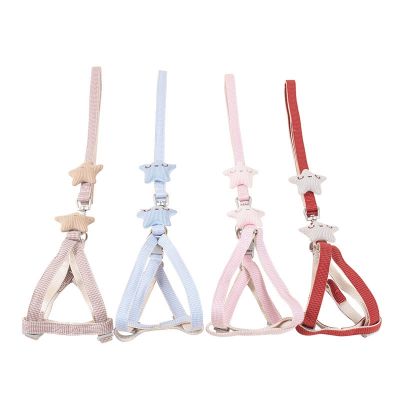 【LZ】 Cat Dog Harness Vest Collar For Small Medium Dog Cat Accessories Harness and Leash Set Collar for cats Walking Lead Leash 120cm