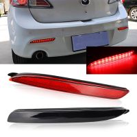 Lampu Rem Ekor Reflektor Mobil LED สำหรับ Mazda 3 2010 2011 2012 2013 2015 2014กันชน Aksesori Lampu Kabut Peringatan Beakang 2 Buah