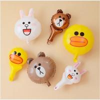 18" 45cm Line friends birthday balloon foil balloon sally cony and brown balloon