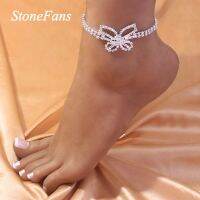 【CW】☞℡  Stonefans Fashion Rhinestone Big Anklet Wholesale Color Foot Leg Chain