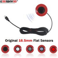 Koorinwoo 4 Pcs/Lot Original 16 5MM Flat Sensors Parktronic For Cars Parking Sensor Front Sensor Rear Radar Adjustable Thickness Alarm Systems  Access