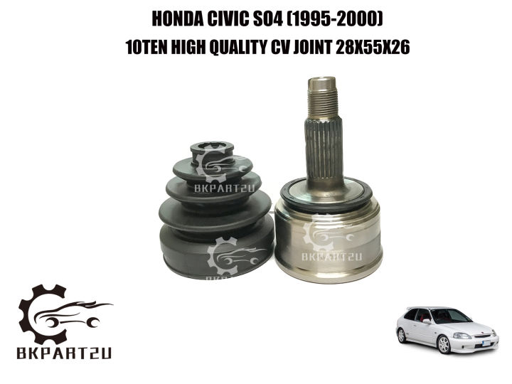 HONDA CIVIC SO4 EK (1995-2000) CV JOINT(DRIVE SHAFT HEAD) MADE BY 10TEN ...