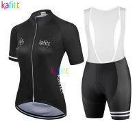 [COD] 2021 Kafitt Women 39;s Short Sleeve Cycling Jersey Bib Sets Smile Clothing Ropa Ciclismo Road Shirt Triathlon Uniform