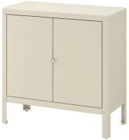 KOLBJÖRN Cabinet in/outdoor, beige 80x81 cm (โคลบเยิร์น ตู้ ภายใน/กลางแจ้ง, เบจ 80x81 ซม.)