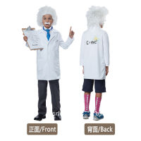 ? Popular Clothing Theme Store~ Crazy Scientist Business Wear Kindergarten Cos Frankenstein Wig Childrens Day Group Stage Costume