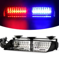 16 LED Strobe Signal Emergency Windshield Warning Beacon Lights Red Blue Yellow Amber White Green Auto Car Accessories Work Safety Lights