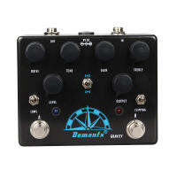 Demonfx ใหม่เอฟเฟกต์กีตาร์แรงโน้มถ่วงแบบเหยียบ TS10รวมและ KLON CENTAUR ในที่เหยียบเพิ่มลำดับสลับ