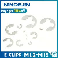 10-100 pcs E-clip แหวนเครื่องซักผ้า 304 สแตนเลส m1.2 m1.5 m2 m2.5 m3 m4 m5 m6 m7 m15 E คลิปแหวนยึดภายนอก-GONGXI