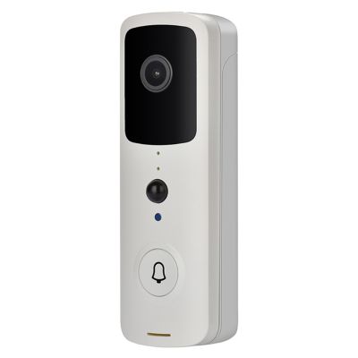 กล้องออดไร้สาย WiFi อินเตอร์คอมความปลอดภัยในบ้านโทรศัพท์สำหรับกลางคืนมองเห็นในร่มกลางแจ้งการตรวจจับการเคลื่อนไหววิดีโอ Waterp