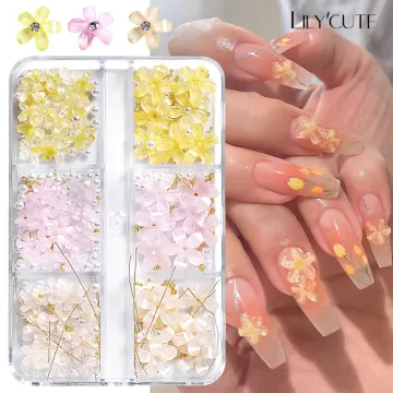 cute nail resin 3d acrylic embossed