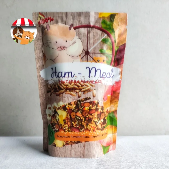 Ham Meal 100gr - Makanan Hamster & Gerbil dengan X-tra Maggot | Lazada  Indonesia