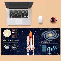 Space Pattern Gaming Mouse Pad แผ่นรองเม้าส์สำหรับนักเล่นเกม Creative Big Pad หนากันลื่นแป้นพิมพ์สำนักงาน Dota Lol CS