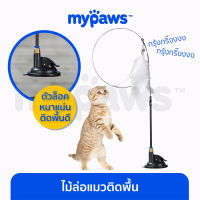 My Paws ไม้ตกแมว ไม้ล่อแมว แบบติดพื้น (C)