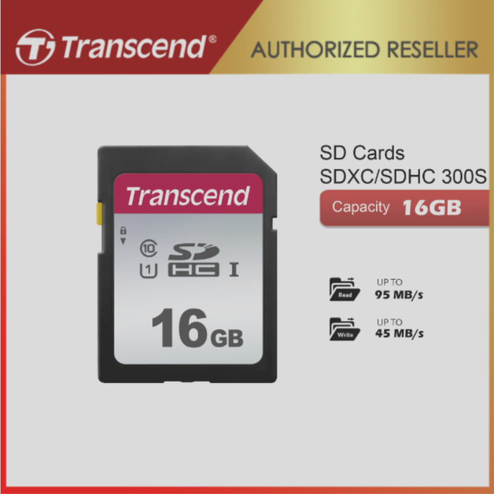 Transcend SD Cards SDXC/SDHC 300S 1TB SD Card Digital Cameras