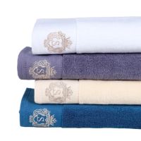 【jw】♈  Set of 1/2/3 Cotton Sets Embroidered Sport Beach Luxury Hotel Large Hand Face