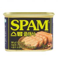 CJ SPAM CLASSIC 300g สแปม แฮมกระป๋องเกาหลี  스팸