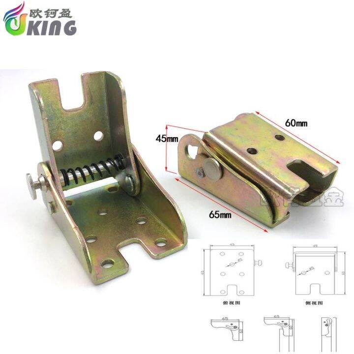 Table leg folding bracket connector desk 90degree selflocking folding