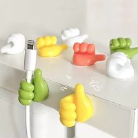 10/20Pcs Multifunctional Cable Organizer Clip Holder Thumb Hooks Wire Wall Hooks Hanger Storage Cable Holder For Kitchen Home Cable Management