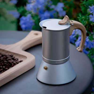กาต้มกาแฟ อิตาเลี่ยนหม้อต้มกาแฟสด Coffee pot มอคค่าพอท หม้อทำกาแฟสด Mokapot 150MLอลูมิเนียม Mokaหม้อกาแฟเอสเปรสโซ่ สกัดกาแฟ