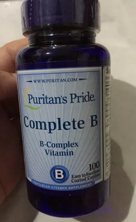 Complete B (B-Complex Vitamin) 100 Kaplet - Puritan's | Lazada Indonesia