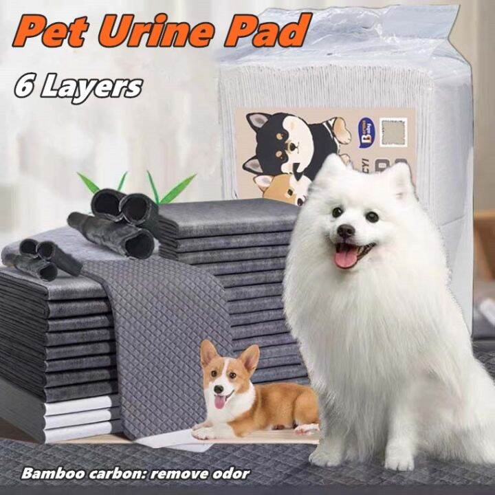 COD Pet Pee Pad Cat/Dog Urine Pads Bamboo Charcoal Absorb Water Cat