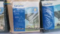 ( โปรโมชั่น++) คุ้มค่า ผ้าใบกันแดดคูลลาลู Coolaroo รุ่น Every Day 3.6x3.6 m. (ทรงสี่เหลี่ยม) Shade Sail Square พร้อมฟรีห่วงสแตนเลสทุกมุมผ้า ราคาสุดคุ้ม ผ้าใบ ผ้าใบ กันแดด ผ้าใบ กัน ฝน ผ้าใบ กันสาด