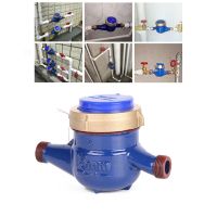 Water Meter Heavy Duty Brass Flow Measure Tap Cold Water Meter Home Garden Wet Table Measuring Tools Water Measurement