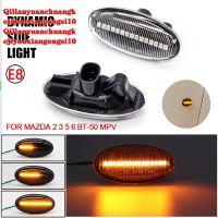 บังโคลนด้านข้างแบบไดนามิกสำหรับ MAZDA 3 2 5 MPV LED ไฟสัญญาณเลี้ยวไฟสัญญาณตามลำดับอุปกรณ์เสริมรถยนต์กะพริบ (10)