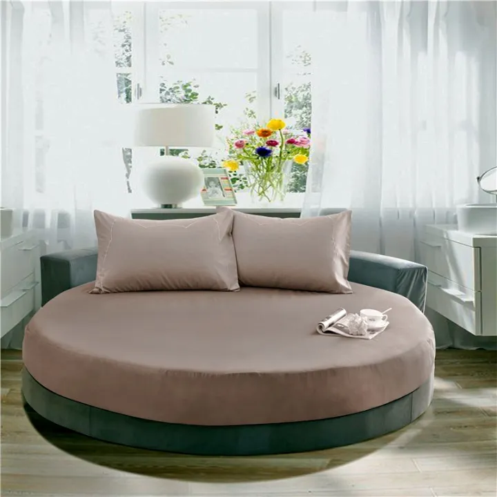 Themed Ho Round Bed sheet with Elastic band Romantic Cotton Mattress