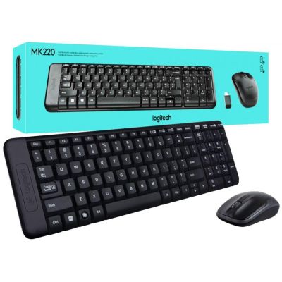 Logitech Wireless Mouse + Keyboard MK220 (TH/EN)