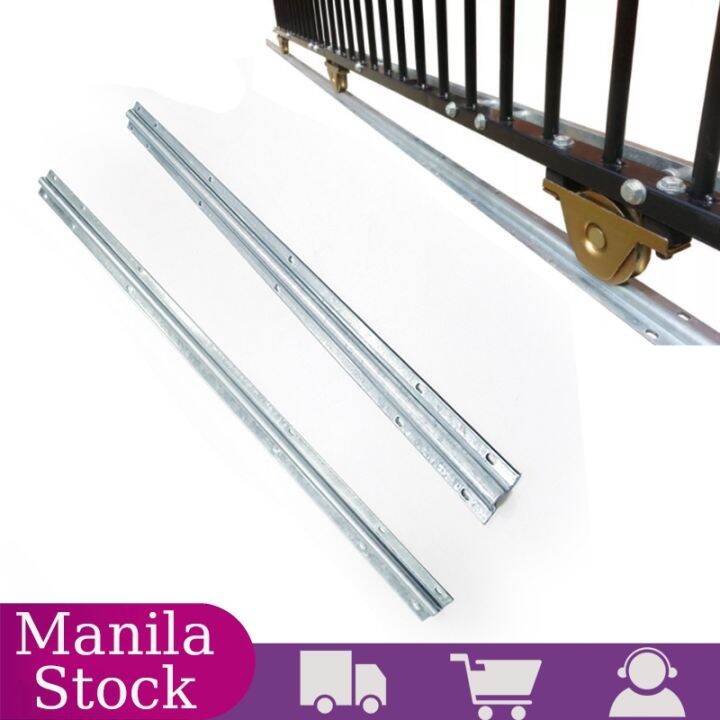 Sliding Gate Guide Rail Bolt Down Galvanized Ground Track Floor Guide